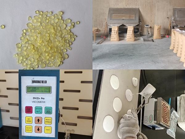 Envio de resina de hidrocarboneto