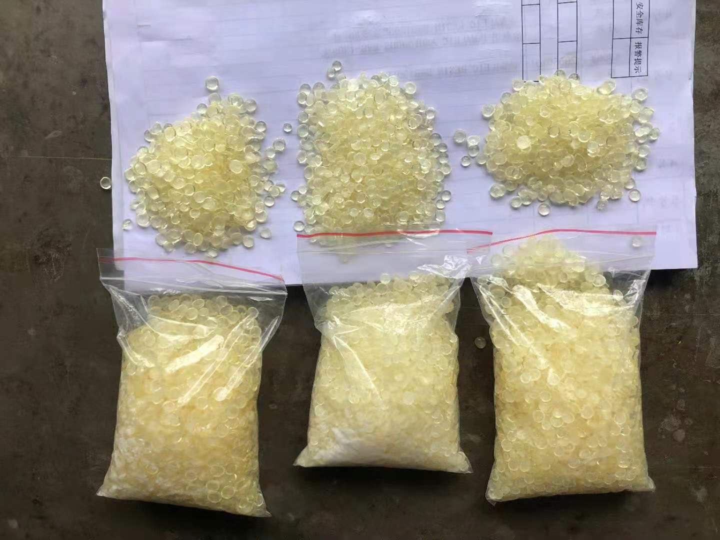 Rosin de alto ponto de amolecimento para tinta de estrada termoplástica