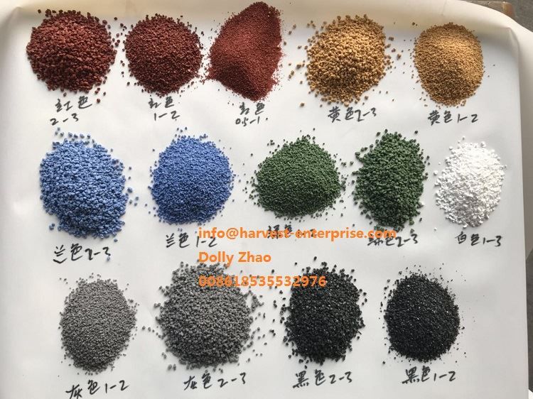 Como distinguir entre pedra colorida e partículas de cerâmica